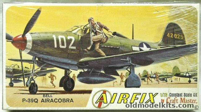 Airfix 1/72 Bell P-39Q Airacobra - Craftmaster Issue, 1225-50 plastic model kit